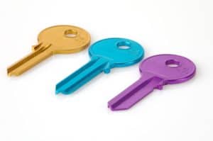 colorful spare keys